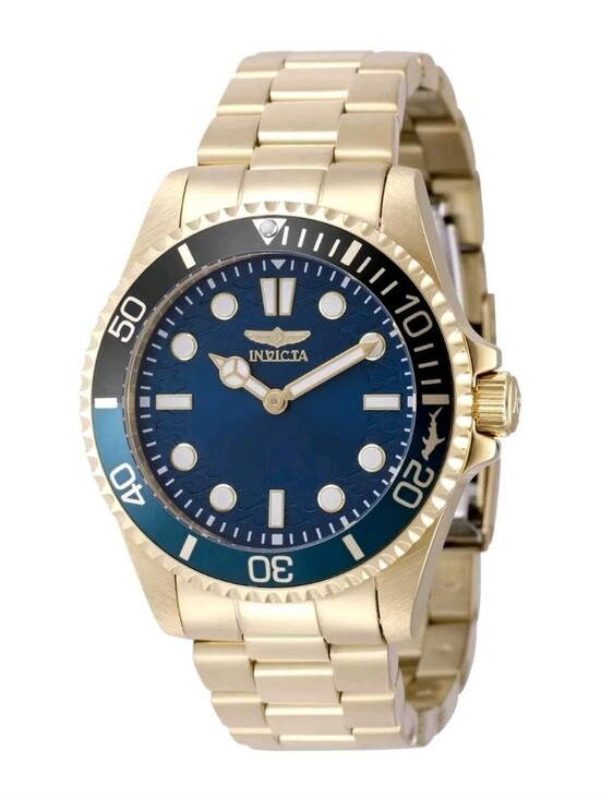 Invicta Other - NEW Invicta Pro Diver Crestcore Men's Watch - 43mm Gold 49707 Unique No 2nd Hand